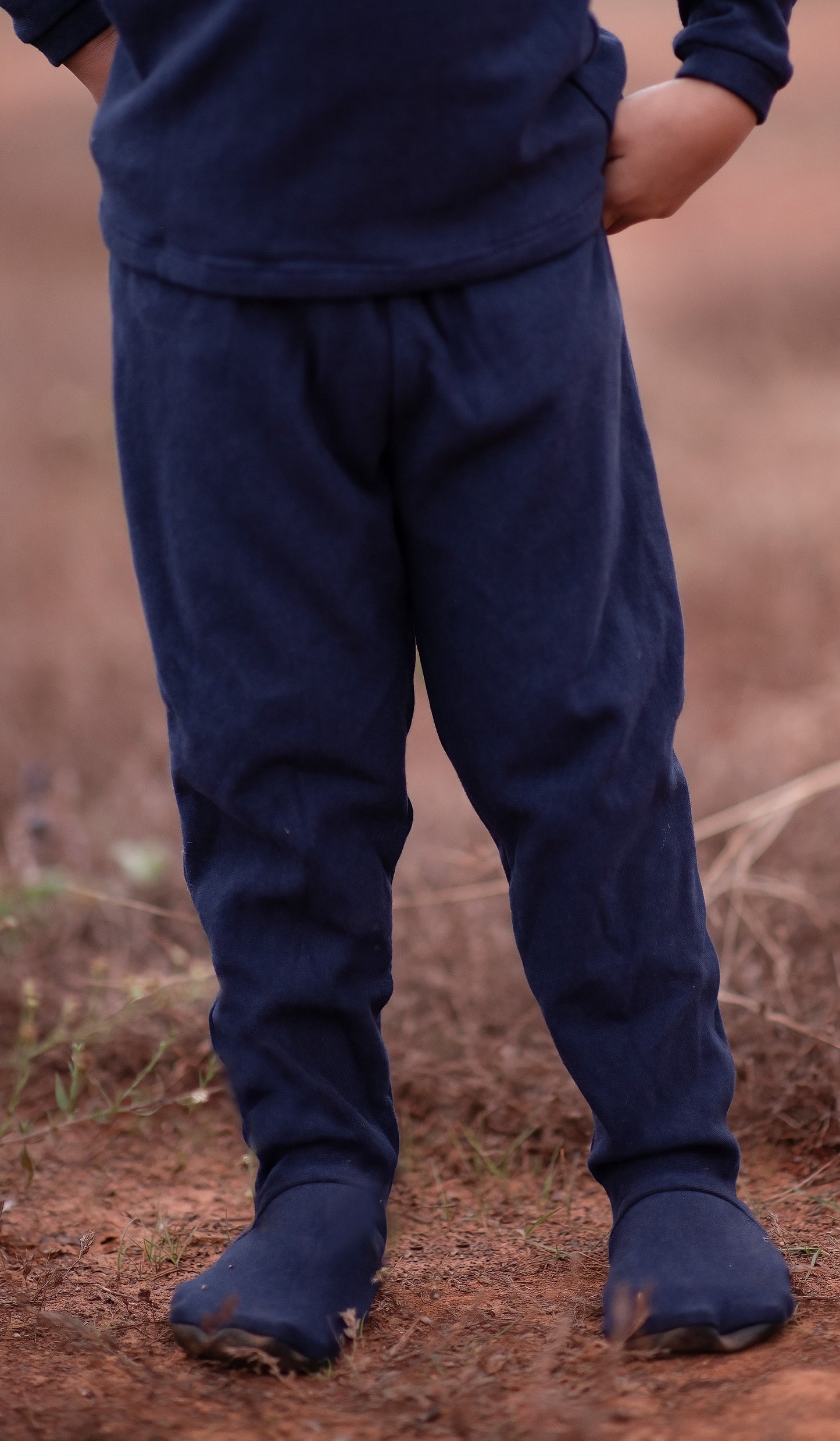 Footed Pajama Pants Pajamas with Feet Big Kids CUSTOM Boys Girls Kid's Pajamas Eco Dye Bamboo Stretch Fleece