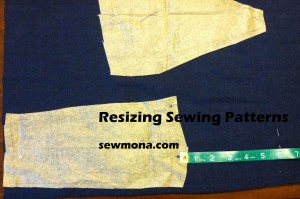 Resizing Sewing Patterns