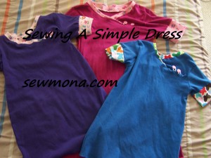 Sewing A Simple Dress with Kids