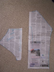 T-shirt Pattern Pieces
