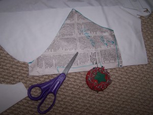 Cutting Out Sleeves