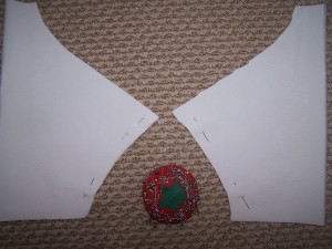 Pin Underarm Seams
