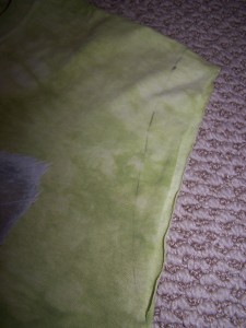 Marking New Armhole