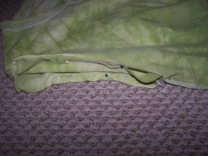 Pinned Sleeve Seam