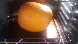 Whole Pumpkin in the Oven
