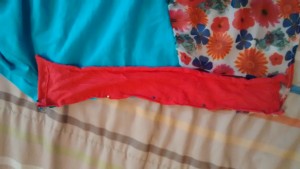 Pin the Hemmed Pieces to the Sides