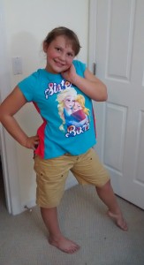 Model Color Block Shirt