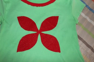 Christmas Poinsettia Bottom Layer