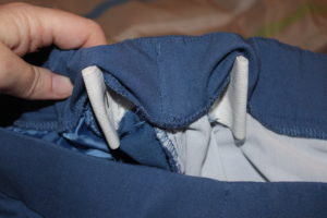 Make sure elastic is pinned evenly