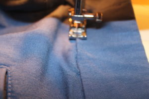 Stitch in the ditch to close up the openings.