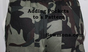 How to Sew: Adding Pockets to a Pants or Shorts Pattern