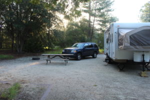 The camp sites are huge are Silver Springs State Park