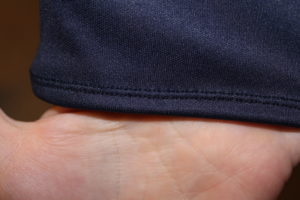 Hem with twin needle