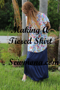 Making A Tiered Skirt