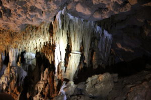 Cracked column at Florida Cavern State Park.