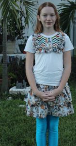 Made for Mermaids Skipper Skirt with ankle leggings.