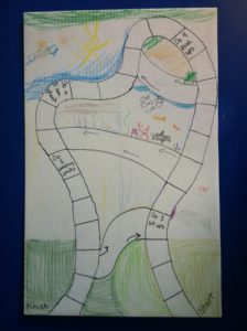 The finished game board