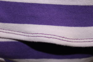 Hemming with a twin needle produces a professional, finished look.