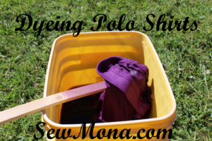 Dyeing Polo Shirts