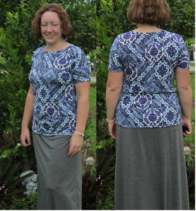 Halla Slim Fit Dolman Front and Back