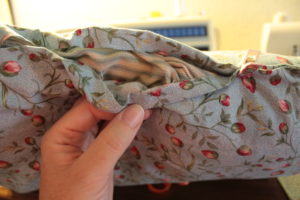 Clip the seam together