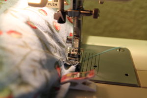 Carefully sew the opening closed
