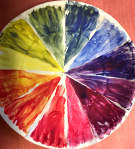 Color Wheel with 12 pie pieces.