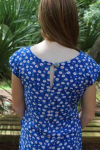 Bitty Brunch Blouse by Patterns for Pirate Back Button