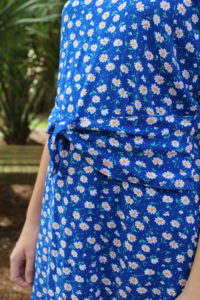 Bitty Brunch Blouse by Patterns for Pirates Waist Ties
