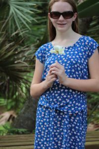 Bitty Brunch Blouse by Patterns for Pirates full front
