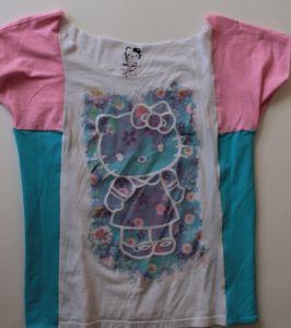 Dolman upcycled t-shirt