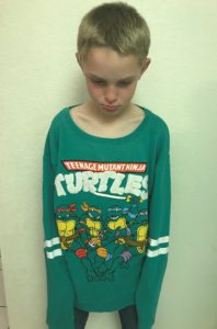 So sad, the Ninja sweatshirt is too big