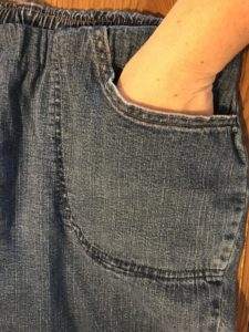 Even though the pocket opening is smaller, it isn't too small