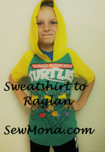Sweatshirt to Raglan