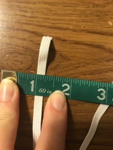 Use .25" elastic