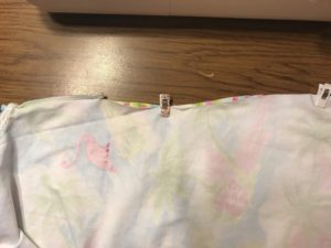 Clip the new side seam