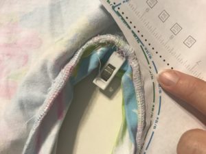 Lining up underarm