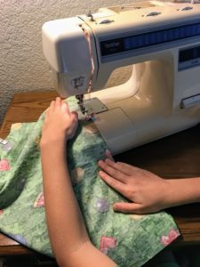 Sewing PJ Pants with kids