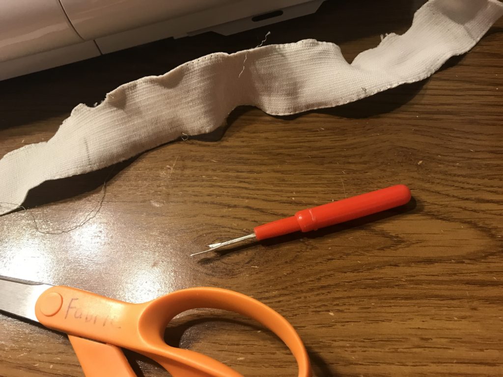 stretched out elastic