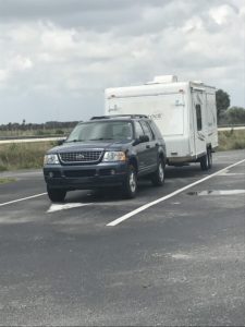 RV parking at Big Cypress Visitor Center