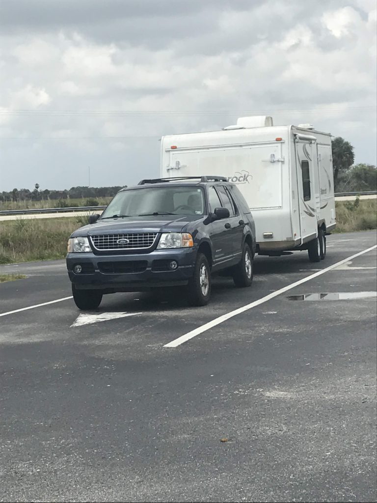 RV parking at Big Cypress Visitor Center