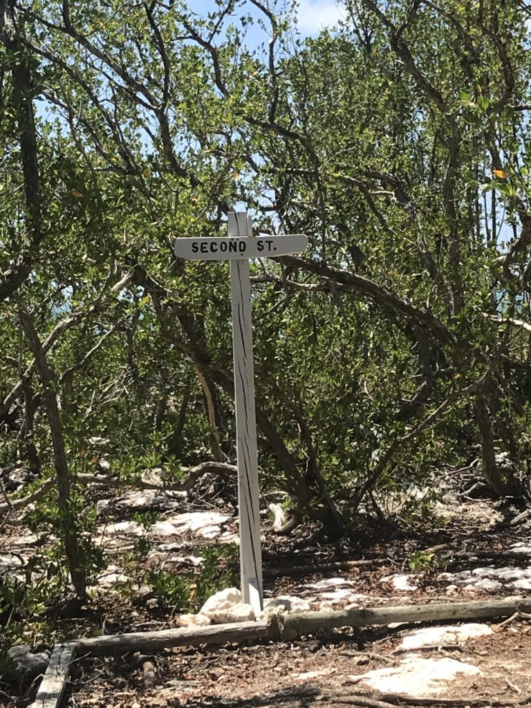Street Sign Indian Key Historic State Park