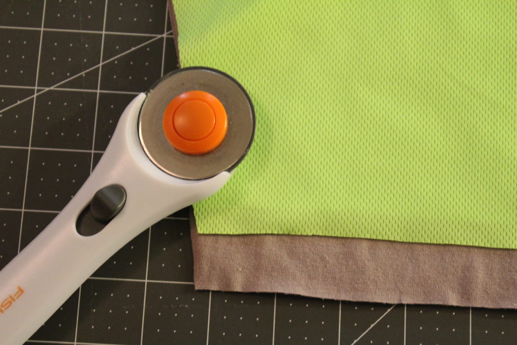 Cut two layers, the inside longer