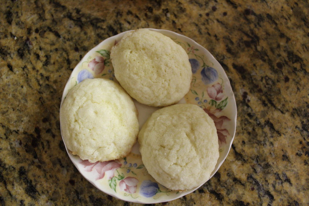 Plate of Lemon Cookies