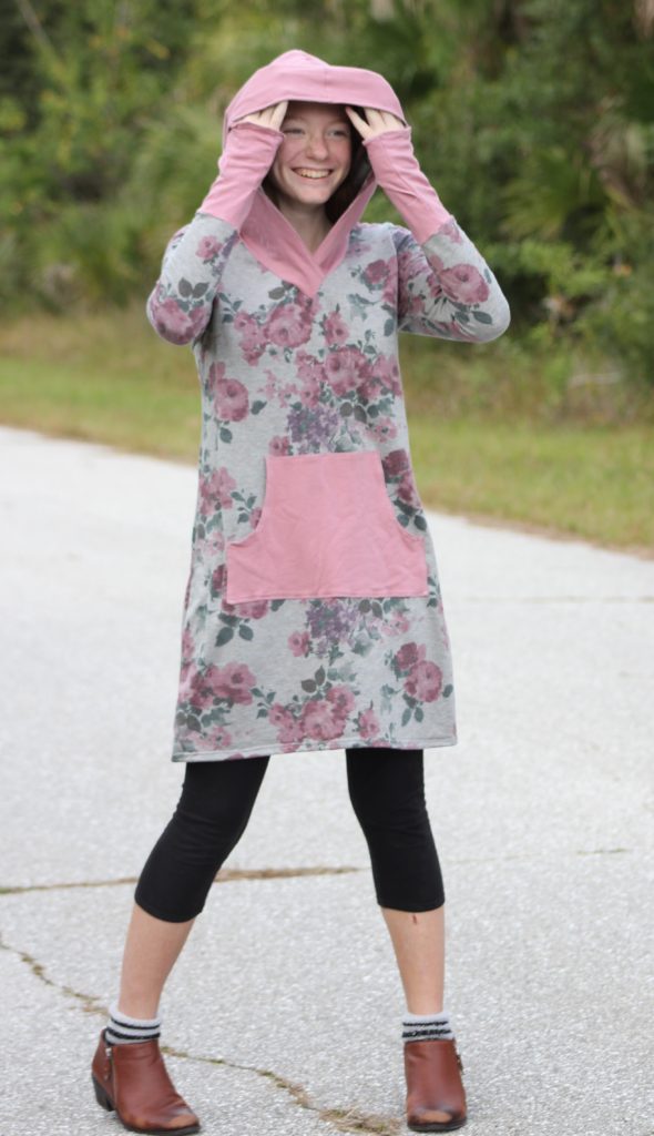 Hoodie Dress Full View