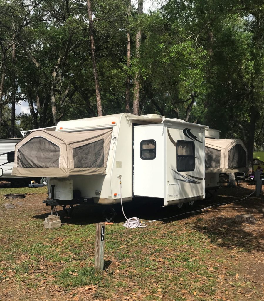 Campground at Highlands Hammock State Park